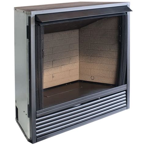 metal ventless fireplace box|firebox insert.